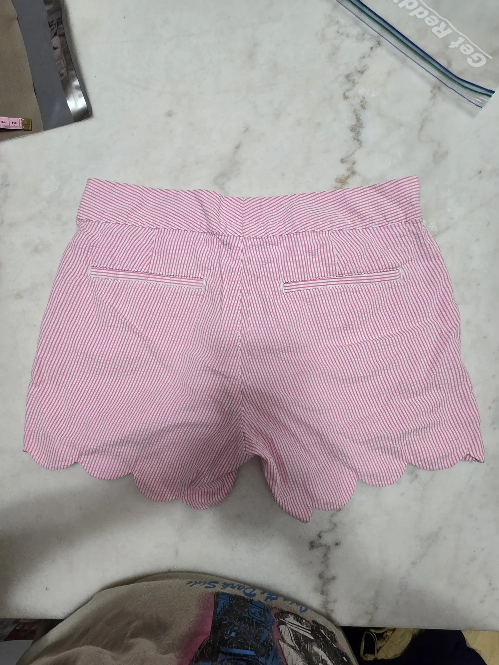 Lilly Pulitzer Light Pink Scallop Hem Shorts - Picture 2 of 7